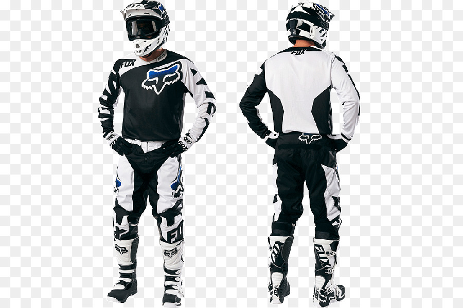 Helm Fox Racing Weiße Uniform Mountainbike - Helm