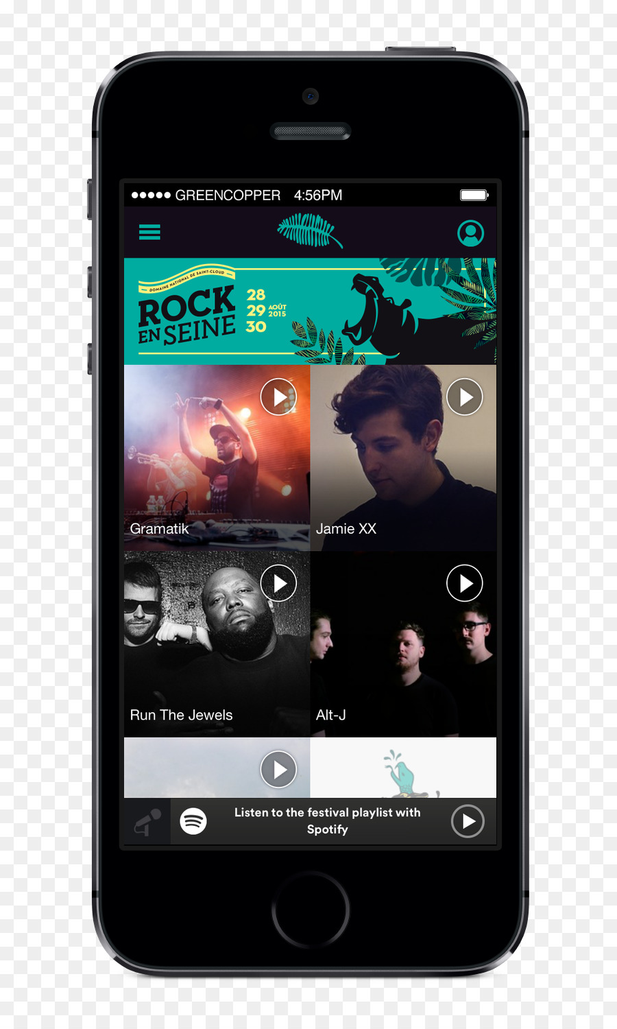 Feature phone Smartphone 2015 Rock en Seine Handheld Geräte, Handys - Rock Konzert