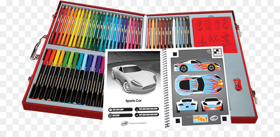 Crayola di Progettazione Virtuale Pro Car Collection Art Kit Multicolore Forniture per Ufficio Crayola LLC plastica - auto