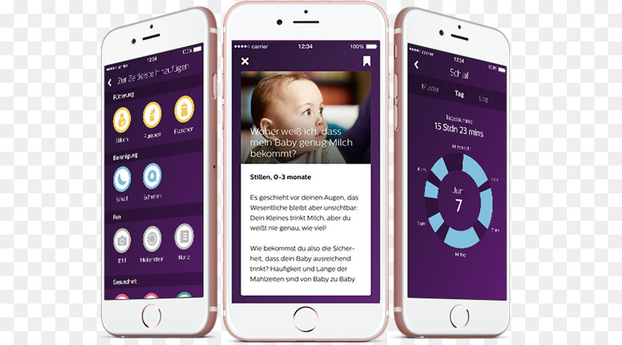 Philips AVENT Mobile app Wellcentive Kleinkind - neue geborene Babys
