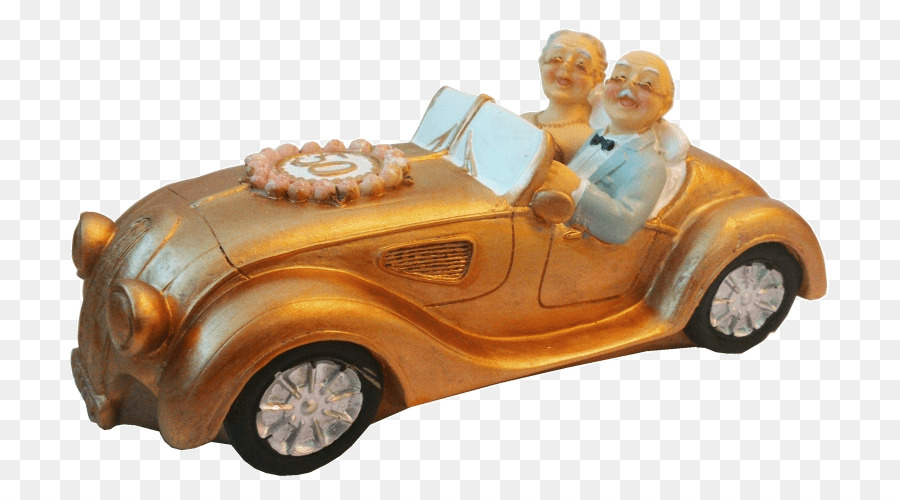 Gold goldene Hochzeit Auto sparschwein Piggy bank Silber Metall - Auto shop