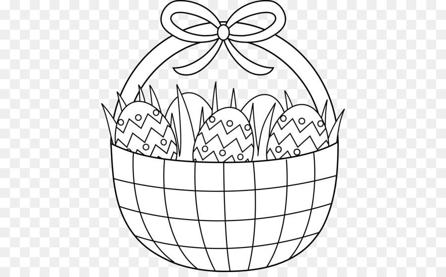 Clipart Easter basket Coloring book Openclipart - Ostern