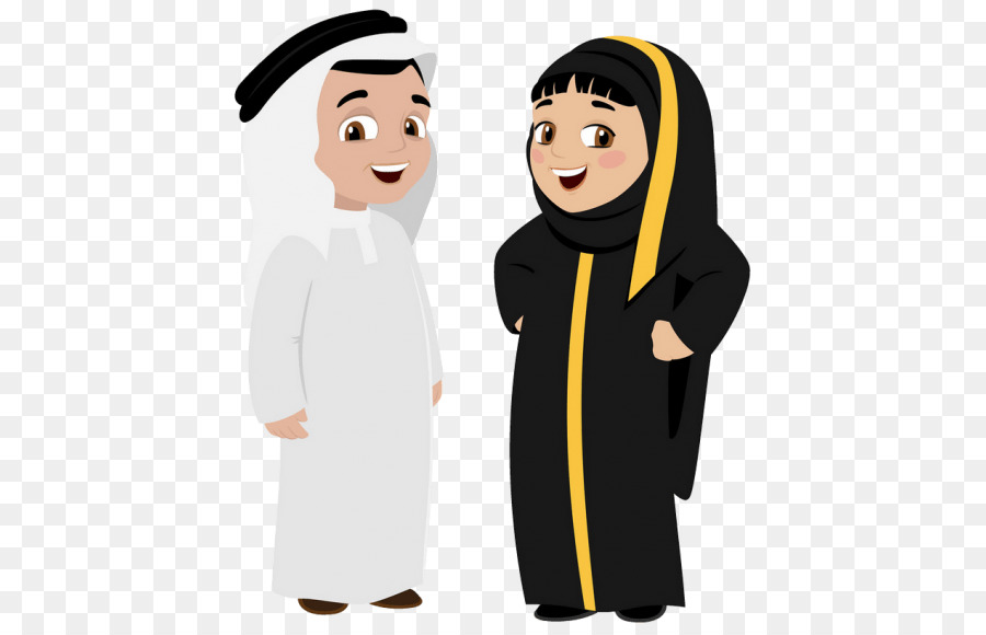 Kuwait Folk-Kostüm-Kleidung-Kleid-clipart - Kleid