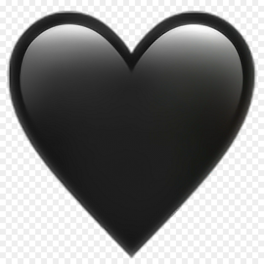Black Heart Emoji png download - 1024*1024 - Free Transparent ...
