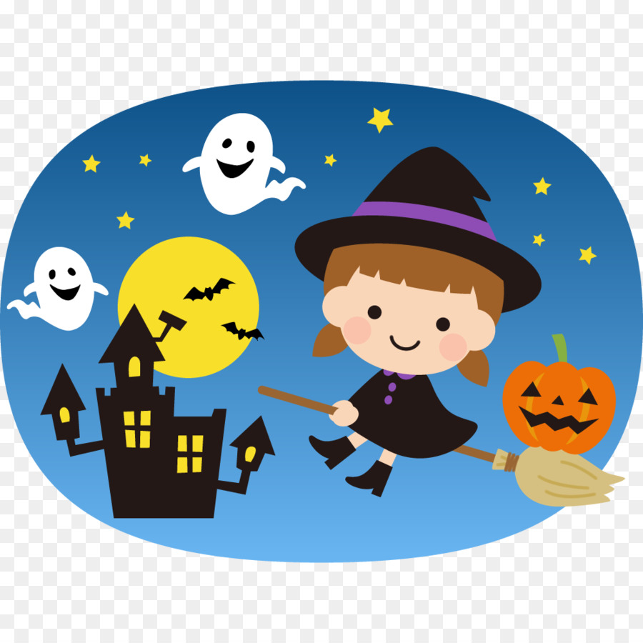 Minh họa Halloween Clip nghệ thuật phù thủy 仮装 - halloween