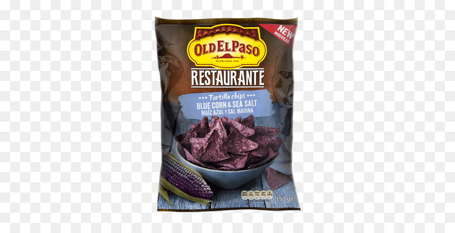 Tostada Old El Paso Blau Mais Und Meersalz Tortilla-Chips 150G - Mexikanische mais