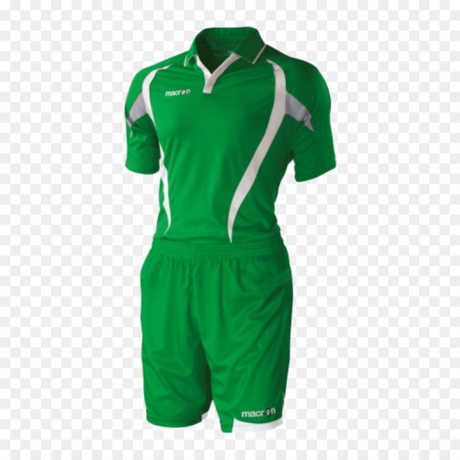 Grüne Uniform Langarm Shirt Für Sport - Macron