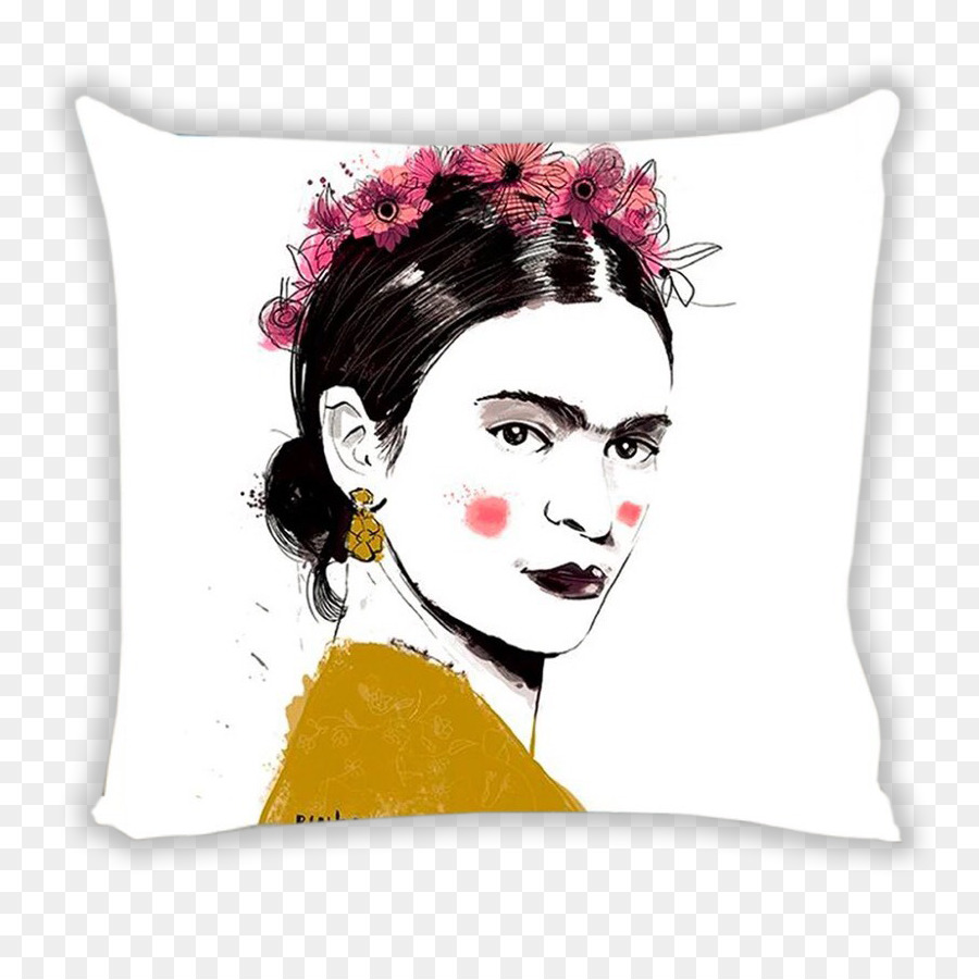 Gedruckt T-shirt Frida Kahlo Ärmel - T Shirt