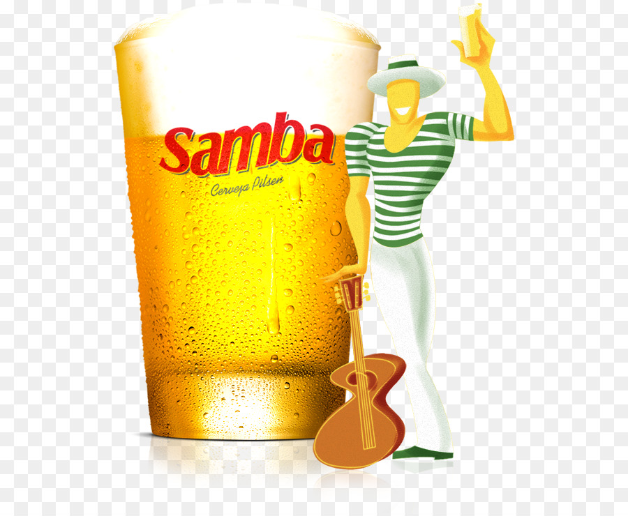 Bier-Orangen-drink, Alkoholische Getränke Pils Samba - Bier