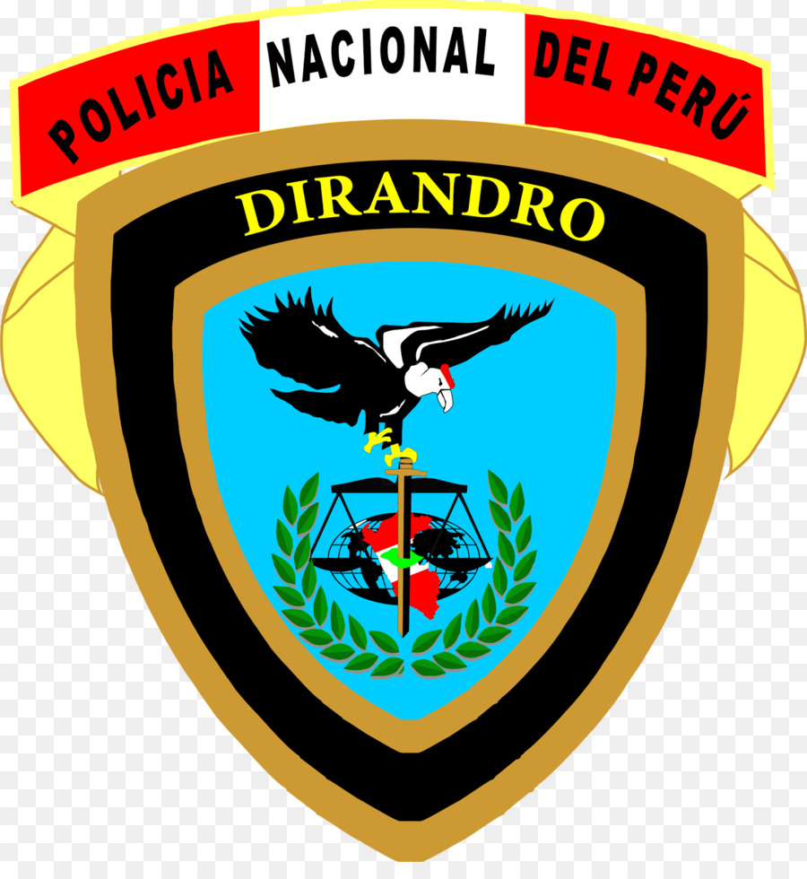 Callao DIRANDRO PNP Nationale Polizei von Peru Logo - Polizei