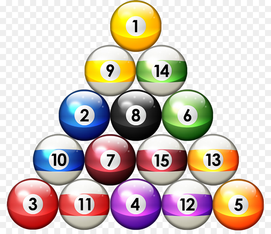 Tisch-Rack-Billard-Acht-ball-Billard-Kugeln - Tabelle