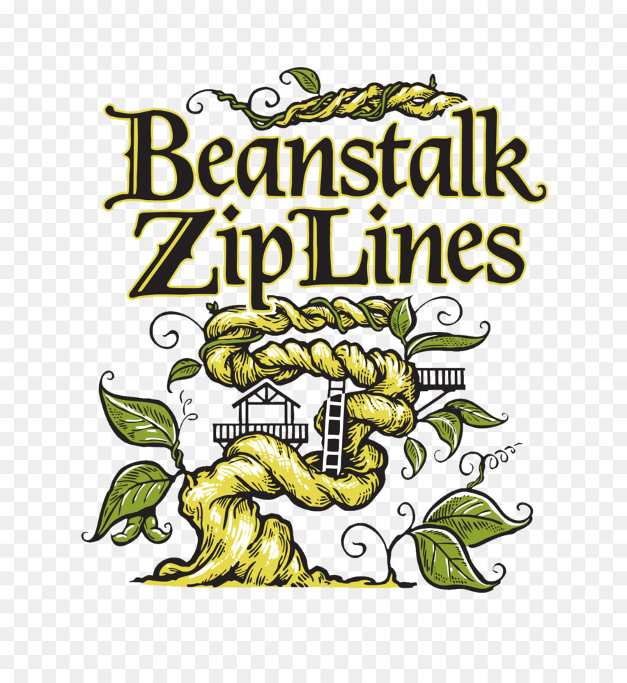 Beanstalk Seilrutschen Zip-line zu Klettern Clip art Illustration - Bohnenranke