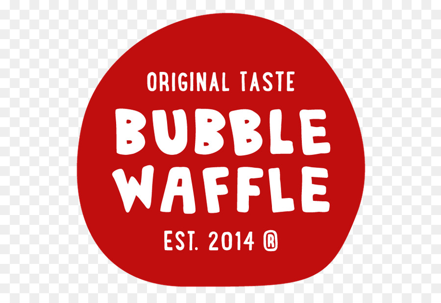 Ei-Waffel-Logo Marke Schriftart - bubble Waffel