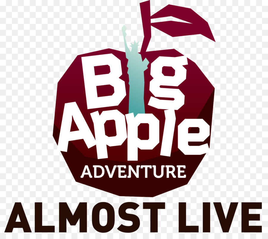 Logo Schriftart Maroon Marke Produkt - Big Apple New York