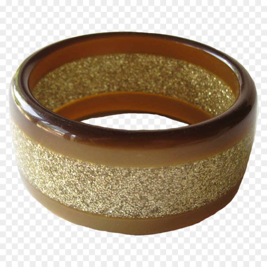 Armreif - gold glitter konfetti