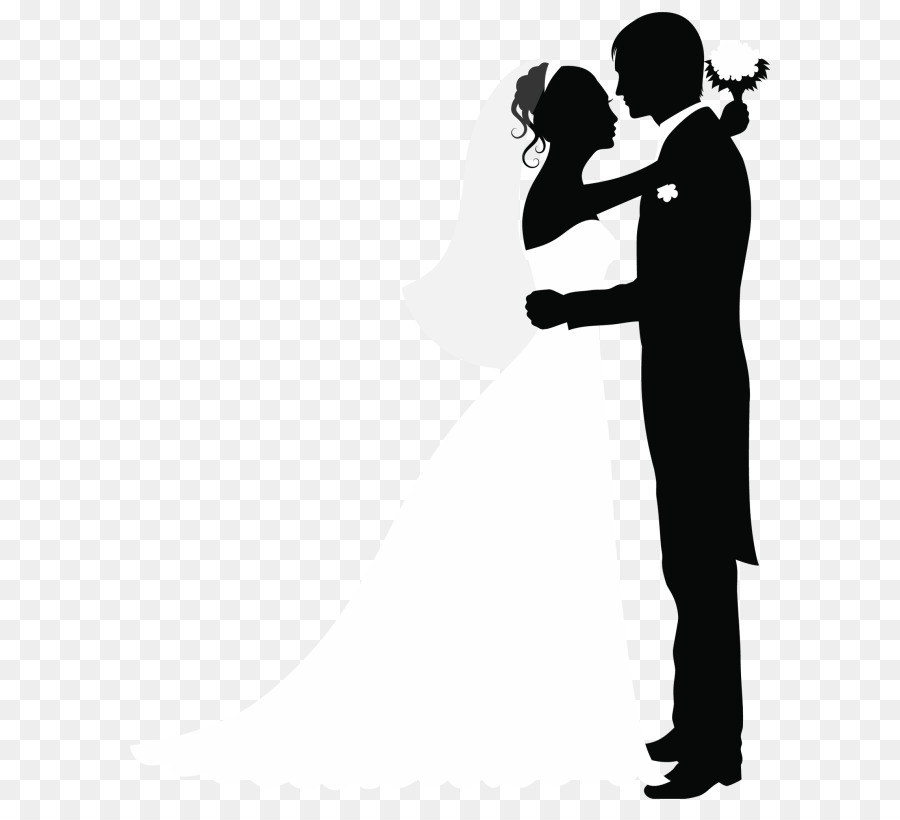 Bräutigam-Hochzeits-Einladung-Clip-art-Vektor-Grafiken - Braut