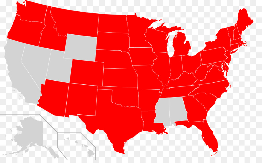 Stato AMERICANO Rosso di stati e blu uniti, in Texas, California, Stati Uniti, elezioni presidenziali - sfera di energia