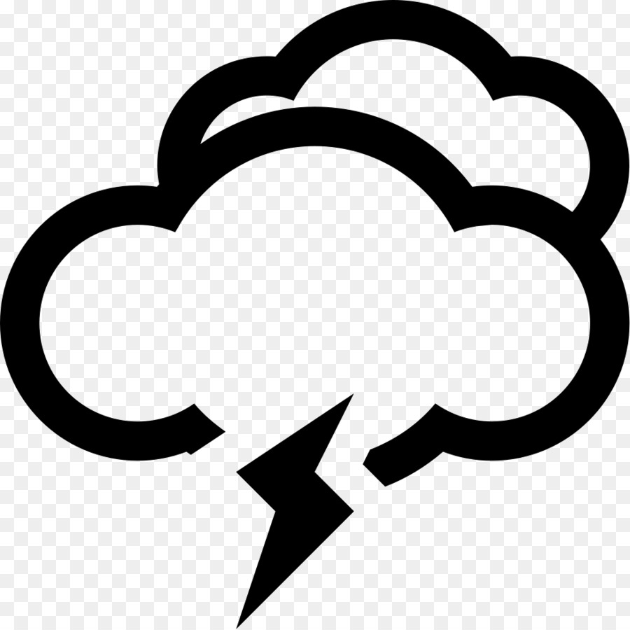 Gewitter Computer Icons Wind Wetter Prognose - Sturm