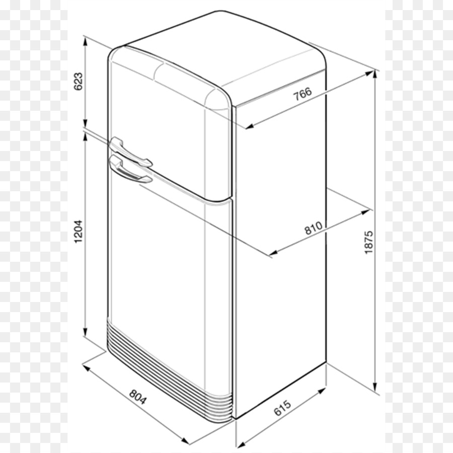 Kühlschrank Automatische Abtauung Gefriergeräte von Smeg FAB50R Kühlschrank mit Gefrierfach Frost Free - Kühlschrank