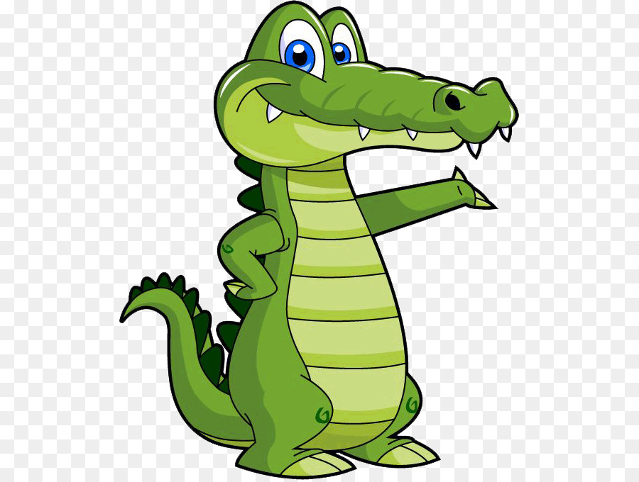 Trang tô màu của một con cá sấu