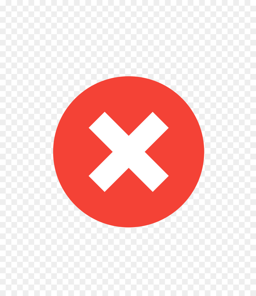 flat error icon