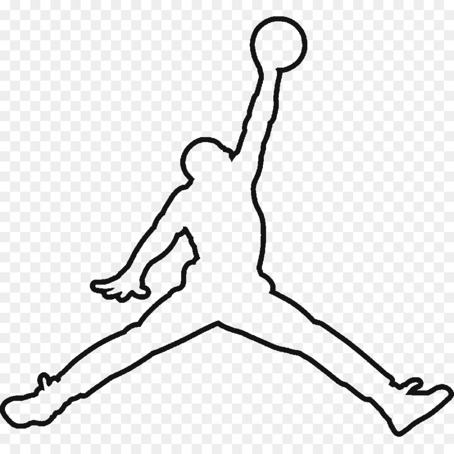 Jumpman clipart Air Jordan grafica Vettoriale Logo - nike