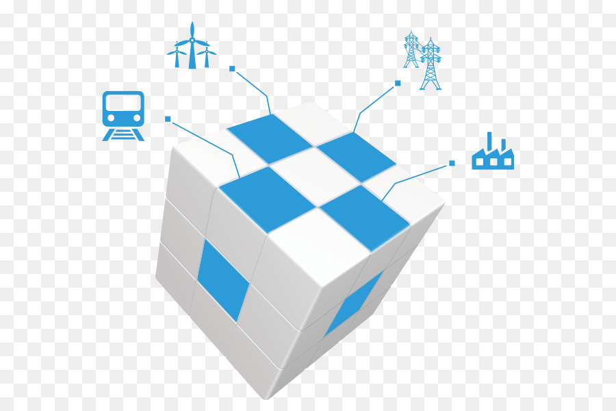 Prodotto di Marca di progettazione Diagramma Logo - cubo 3d