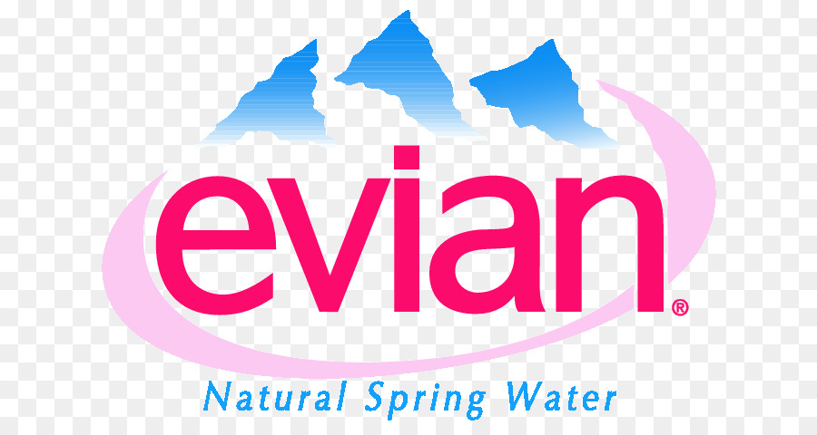 Logo Evian Natürliches Quellwasser 500 mL, 24-Count-Marke - Wasser