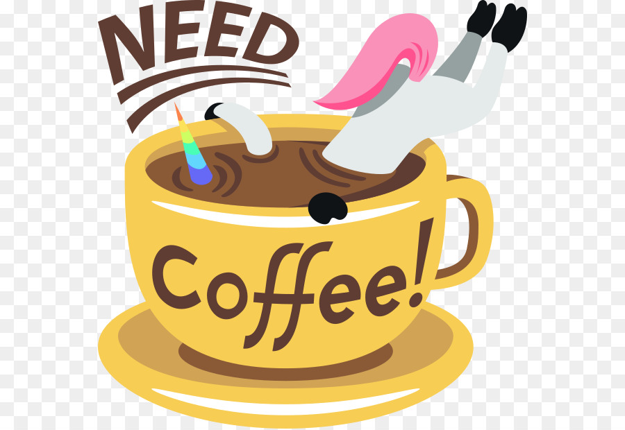 Tazza di caffè di Emoji Adesivo Unicorno - caffè