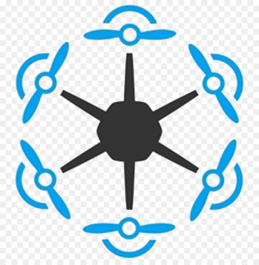 Clip art Icone di Computer grafica Vettoriale di veicoli aerei senza equipaggio Multirotor - drone simbolo