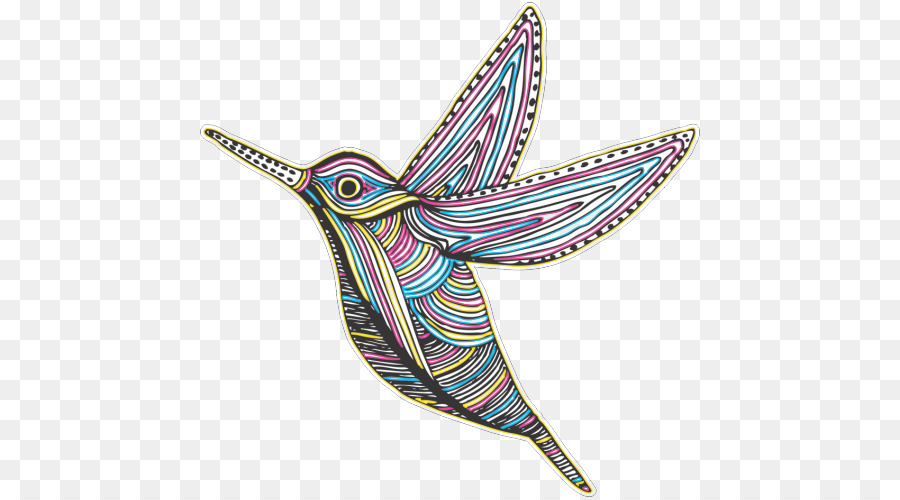 Hummingbird Vektor-Grafik-Bild-Colibri - Vogel