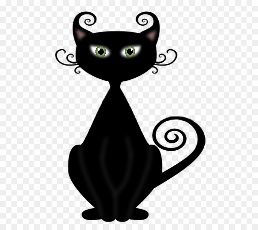 Gatto Bombay Gattino di Halloween gatto Nero di strega - gattino