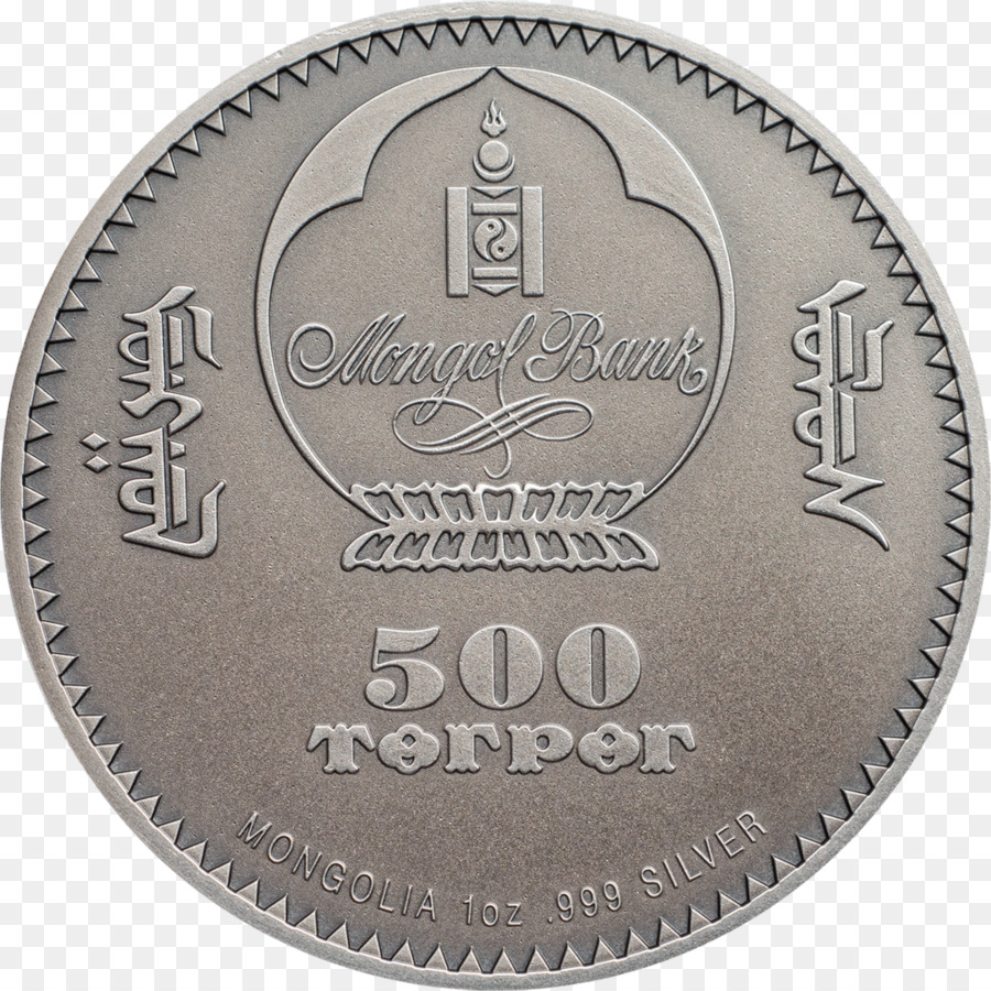Wildschwein Wildtiere in der Mongolei Münze Silber - Münze