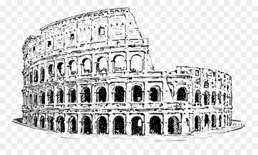 Colosseum Zeichnung Bild Portable Network Graphics Alten Rom - Kolosseum