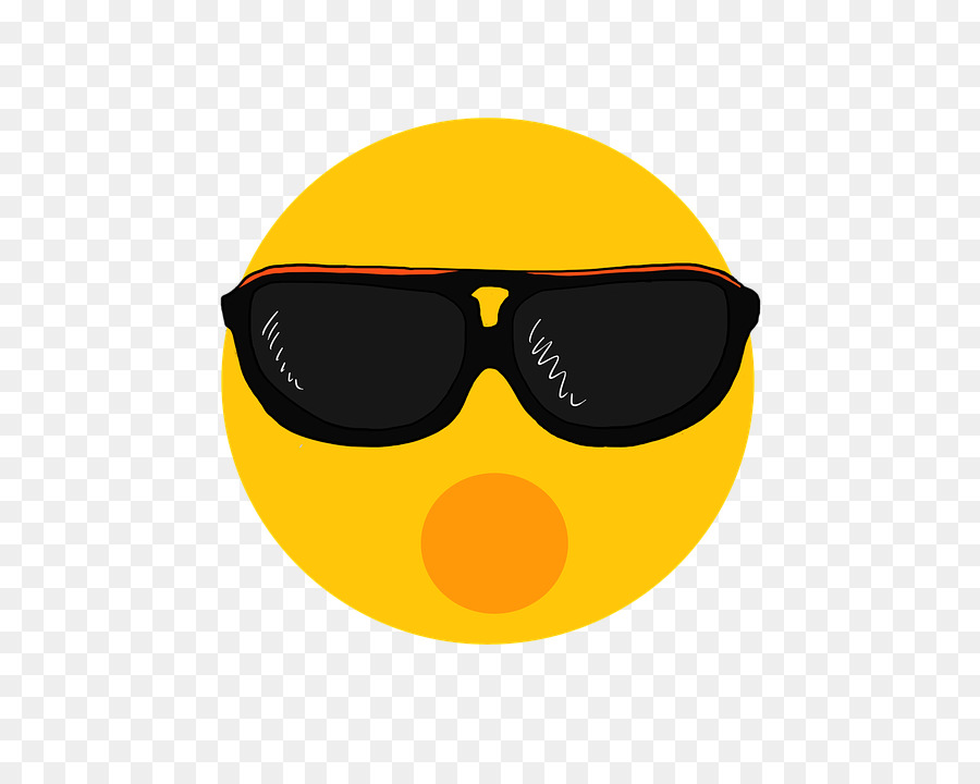 Sonnenbrillen Smiley-Emoji Emoticon - Brille