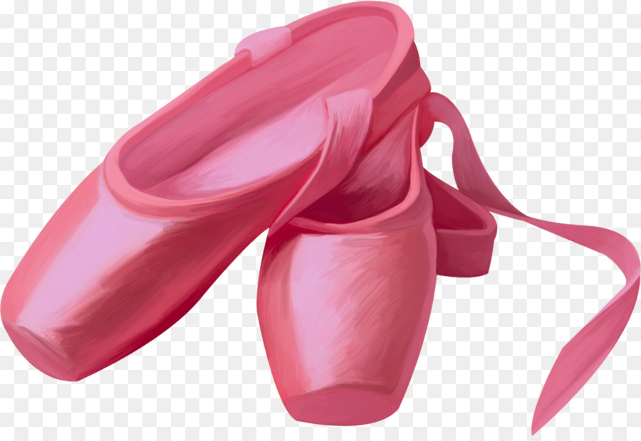 pink pointe shoes clip art