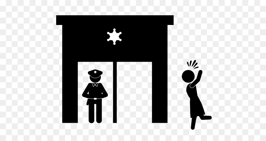 Pittogramma di ufficiale di Polizia Kōban 巡查 - la polizia