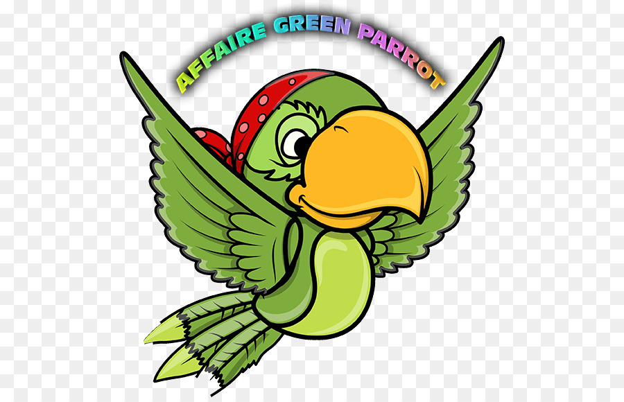 Vektor-Grafik-Parrot-Zeichnung Pirate Illustration - Papagei