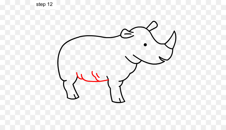 Rinder-Clip-art Raubtiere, Säugetier, Tierwelt - Rhino