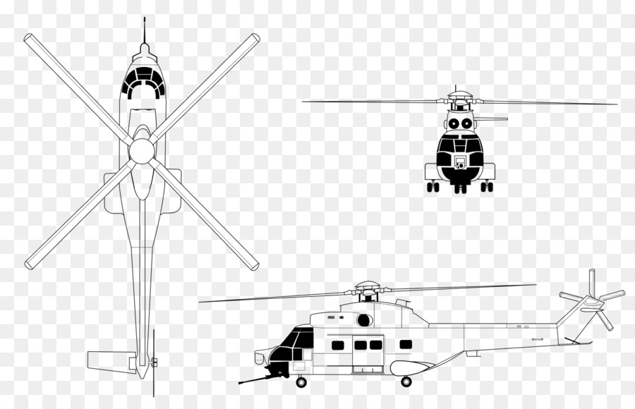 IAR 330 Aérospatiale SA 330 Puma Hubschrauberrotor Eurocopter AS332 Super Puma - Hubschrauber