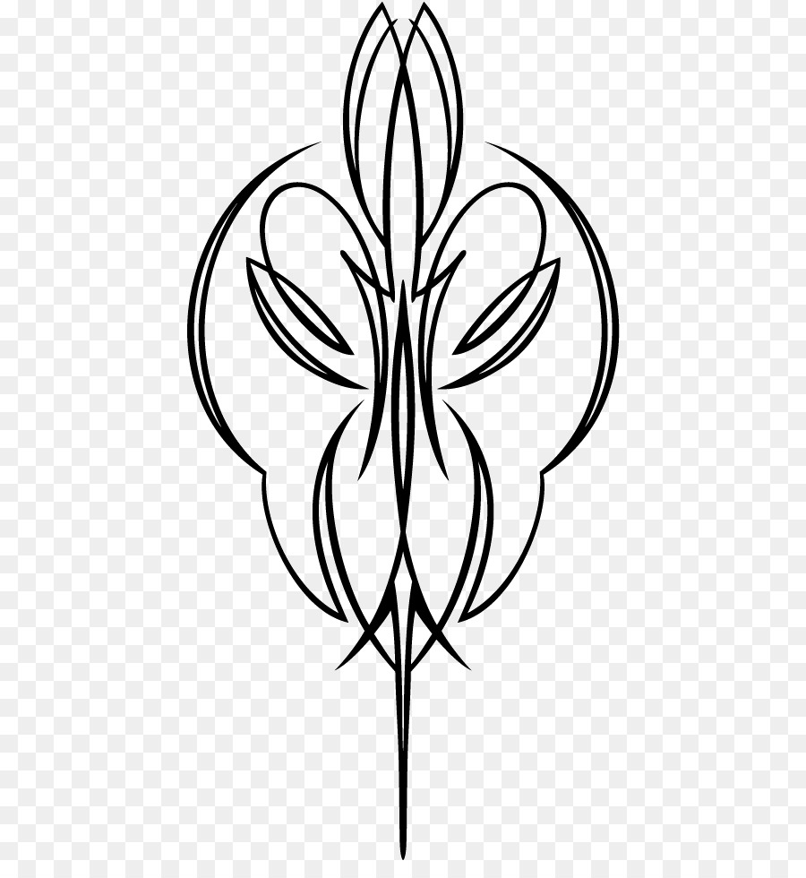Clip-art Blütenblatt-Symmetrie Muster Blatt - Pinstriping