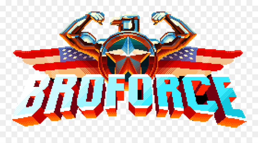 Broforce Gamerip Multiplayer video gioco Logo - Rambo