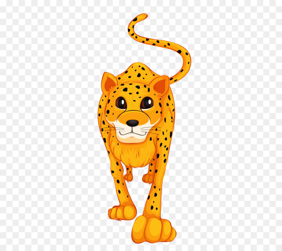 Leopard Cheetah Leone Clip art grafica Vettoriale - leopardo