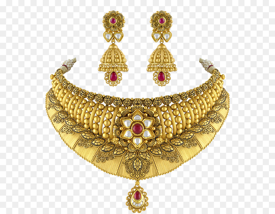 Halskette Schmuck Gold Kundan Kada - Halskette