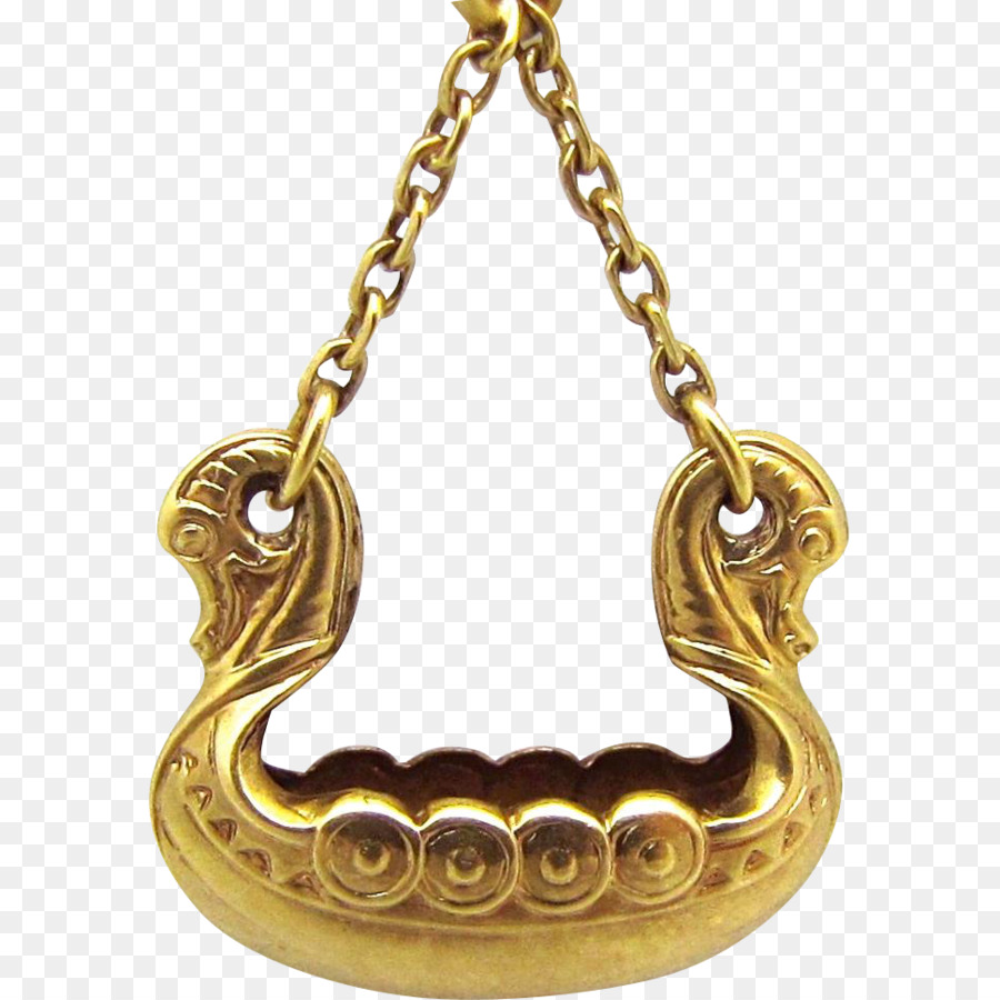 Halskette Schmuck Ohrring Gold Charms & Anhänger - Halskette