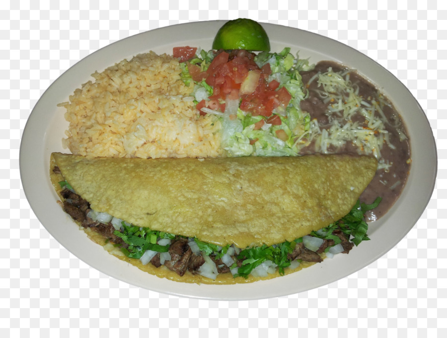 Indische Küche, Vegetarische Küche, Mexikanische Küche Teller-Rezept - Burrito
