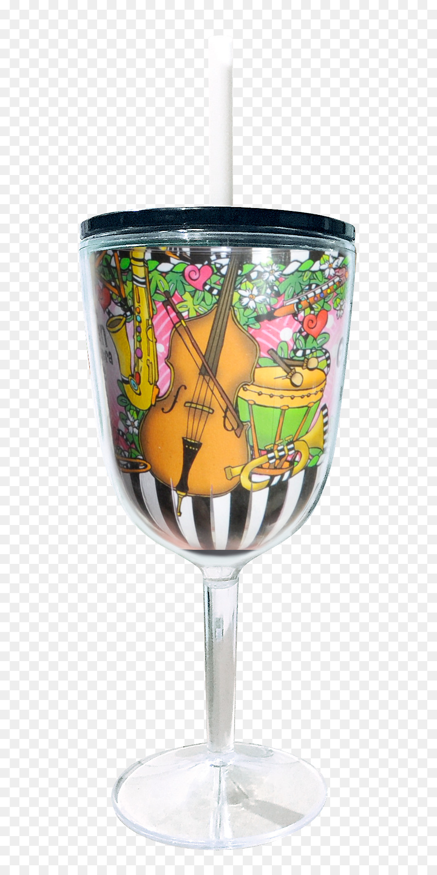 Bicchiere di vino con un bicchiere di Champagne bicchiere da Cocktail Drink - vetro
