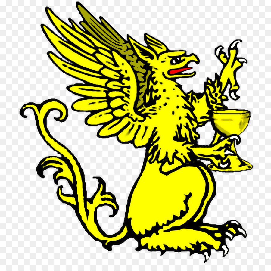 Wie ein Griffon-Heraldik Wappen-Greif Mantling - Gryphon