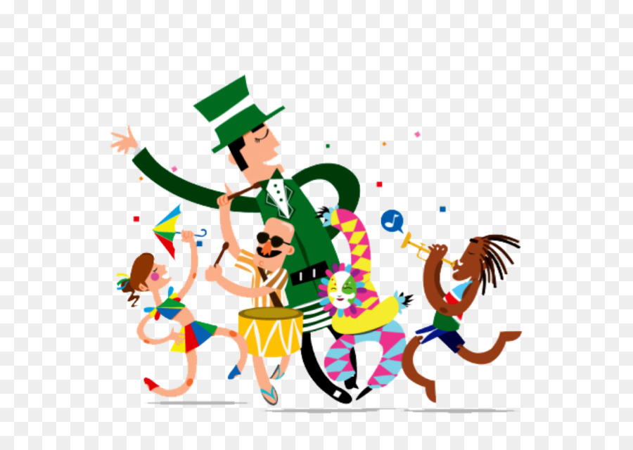 Party Cartoon png download - 640*640 - Free Transparent Brazilian Carnival  png Download. - CleanPNG / KissPNG