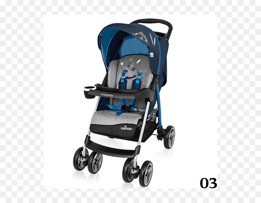 Baby Transport Design Kind Kociky Blau - Design